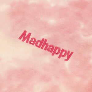 MadHappy HAZE TIE-DYE HERITAGE CREWNECK - BLUSH
